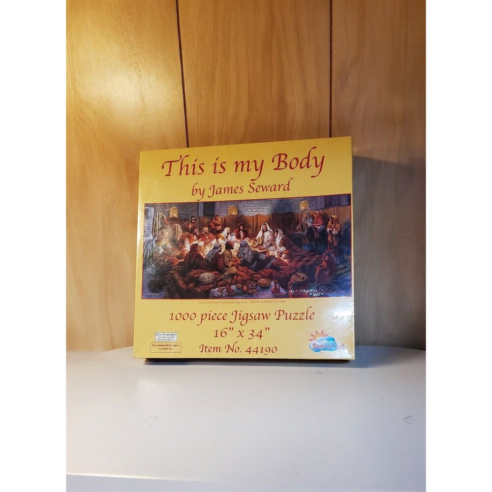 New "This is my Body" (The Last Supper) 1000pc Puzzle - sealed box